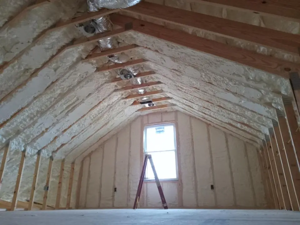 Spray foam roofing application for Crawl Space Insulation project in Palm River-Clair Mel